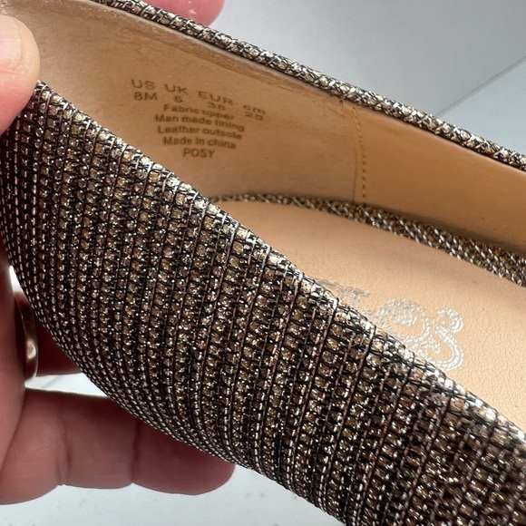 Carlos by Carlos Santana “Posy” Metallic Pointed-Toe Pumps Women’s 8M - Picture 5 of 7